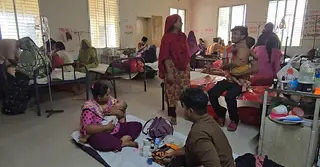 ফরিদপুরে বাড়ছে  হামের দাপট; ২৪ ঘণ্টায় হাসপাতালে ভর্তি ৪০ শিশু